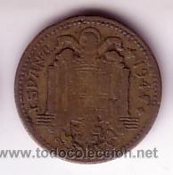Monedas Franco: 1 peseta 1944 - Foto 2