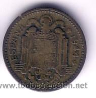 Monedas Franco: 1 peseta 1944 - Foto 2