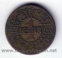 Monedas Franco: 1 peseta 1944 - Foto 1