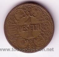 Monedas Franco: 1 peseta 1944 - Foto 1