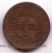 Monedas Franco: 1 peseta 1944 - Foto 1