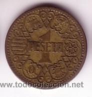 Monedas Franco: 1 peseta 1944 - Foto 1