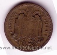 Monedas Franco: 1 peseta 1944 - Foto 2