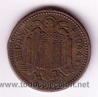 Monedas Franco: 1 peseta 1944 - Foto 2