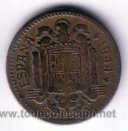Monedas Franco: 1 peseta 1944 - Foto 2