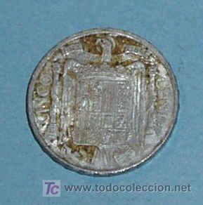 Monedas Franco: ESPA&Ntilde;A 5 CENTIMOS 1945 - Foto 2