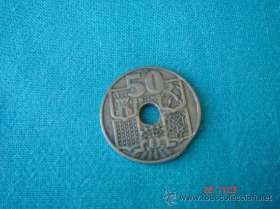 Monedas Franco: 50 C&Eacute;NTIMOS DE 1949, EN . - Foto 1