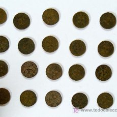 Monedas Franco: LOTE DE 20 MONEDAS DE PESETA 1944-LA DEL 1