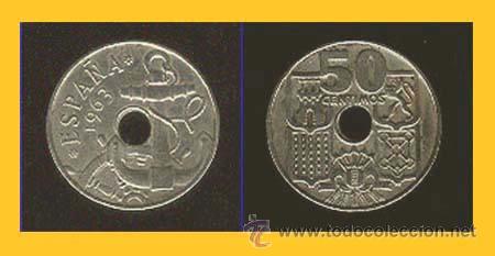 Monedas Franco: Estado Espa&ntilde;ol / 50 Centimos / 1963 - *64 - Foto 1