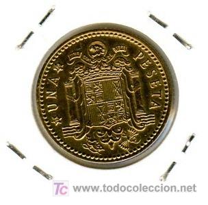 Monedas Franco: Moneda de 1 peseta 1963 *66 - Foto 2