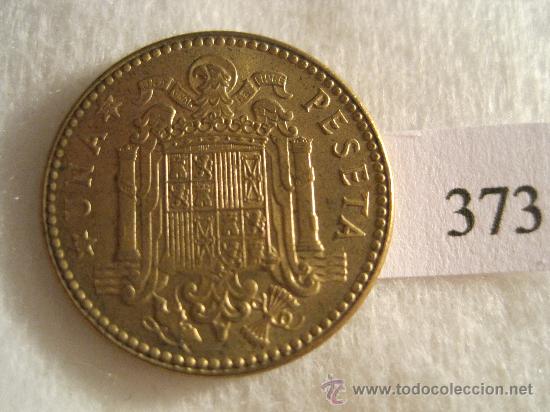 Monedas Franco: Espa&ntilde;a 1 peseta 1947-53 - Foto 2
