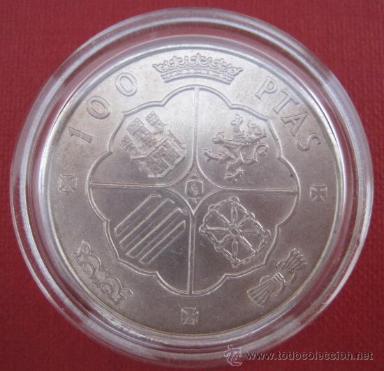 Monedas Franco: 100 pesetas 1966 *67 - Foto 2