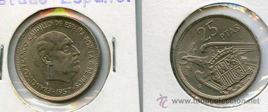 Monedas Franco: Moneda de 25 pesetas de 1971 - Foto 1