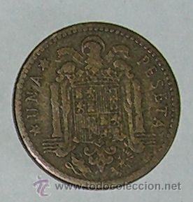 Monedas Franco: Peseta 1947 estrella 48 - Foto 2