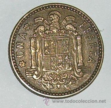 Monedas Franco: Peseta 1963 estrella 65 - Foto 2