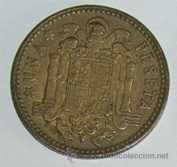 Monedas Franco: Peseta 1963 estrella 66 - Foto 2