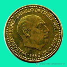 Monedas Franco: ESTADO ESPAÑOL . 1 PESETA 1953 * 61 . CALIDAD. Lote 28995224