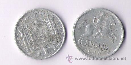 Monedas Franco: 10 CENTIMOS 1940     CIRCULADA - - Foto 1