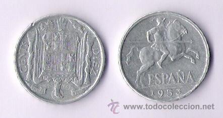 Monedas Franco: 10 CENTIMOS 1953    POCO CIRCULADA - - Foto 1