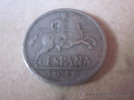 Monedas Franco: MONEDA 10 CENTIMOS ESPA&Ntilde;A 1940 - Foto 1