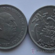 Monedas Franco: 50 PESETAS 1957 ESTADO ESPAÑOL