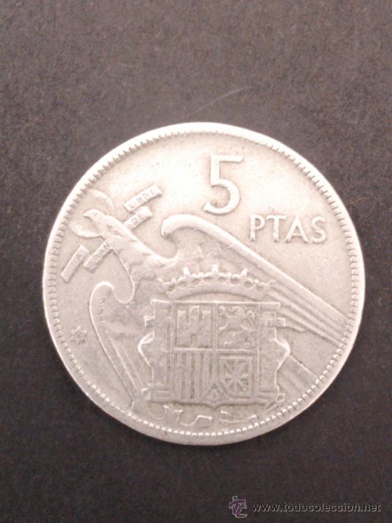 5 PESETAS 1957 (Numismática - España Modernas y Contemporáneas - Estado Español)