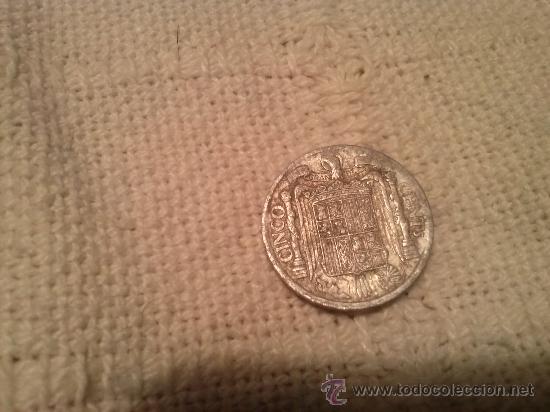Monedas Franco: Moneda de cinco c&eacute;ntimos de 1940 - Foto 4