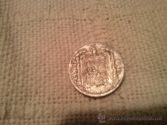 Monedas Franco: Moneda de cinco c&eacute;ntimos de 1940 - Foto 5