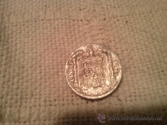 Monedas Franco: Moneda de cinco c&eacute;ntimos de 1940 - Foto 6