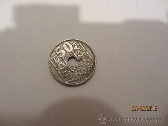 Monedas Franco: 50 centimos 1949 - Foto 1