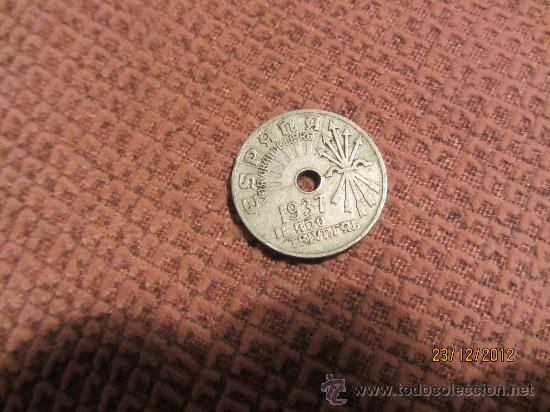Monedas Franco: 50 CENTIMOS 1937 * - Foto 2