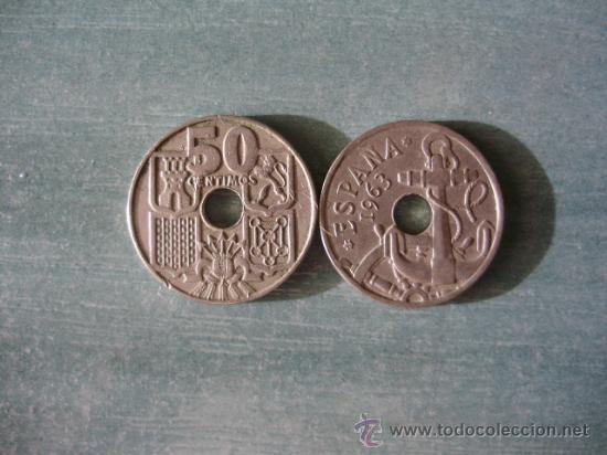 Monedas Franco: 50 CENTIMOS 1963 - Foto 1