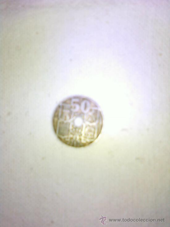 Monedas Franco: Moneda de 50 c&eacute;ntimos . 1949 - Foto 2
