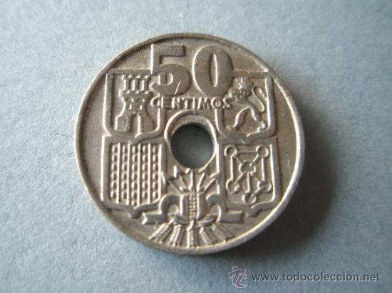 Monedas Franco: +MONEDA DE ESPA&Ntilde;A-50 CENTIMOS-1963*64-. - Foto 2