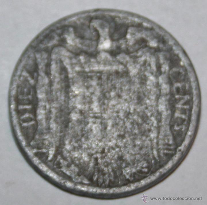 Monedas Franco: 10 CENTIMOS JINETE 1948 - Foto 1