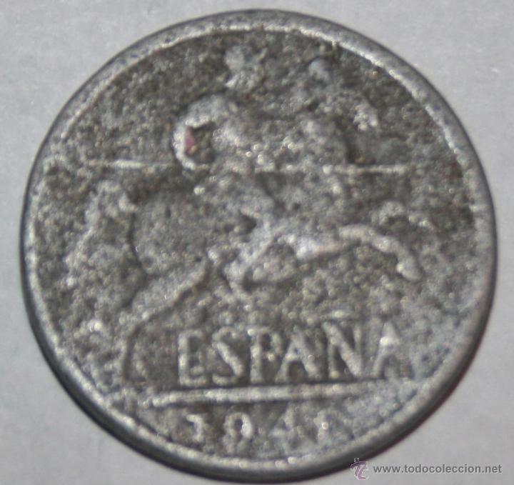 Monedas Franco: 10 CENTIMOS JINETE 1948 - Foto 2