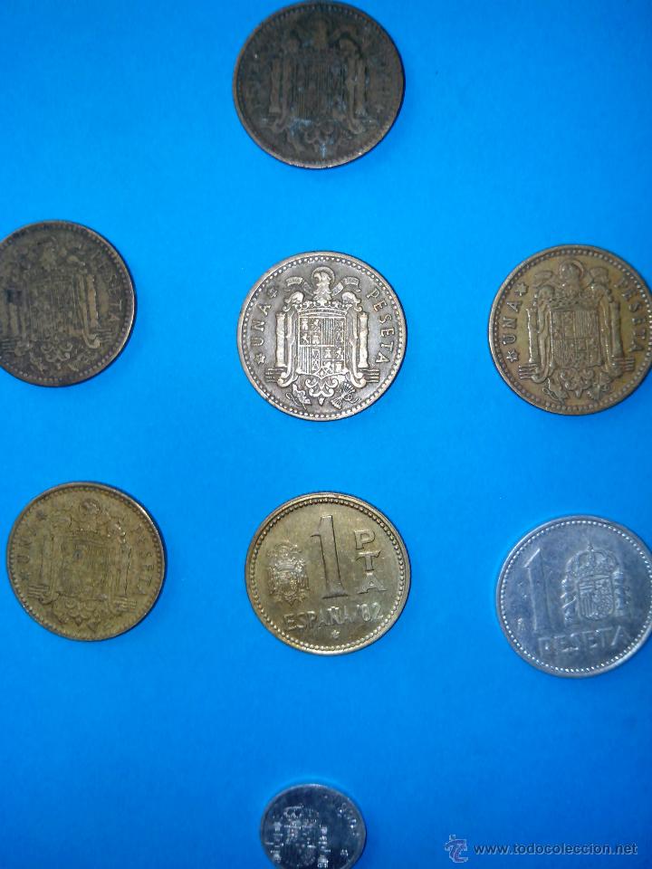 Monedas Franco: lote de pesetas distintas - Foto 2