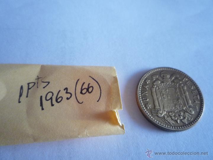Monedas Franco: 1 PESETA 1963, *66. EBC. - Foto 1