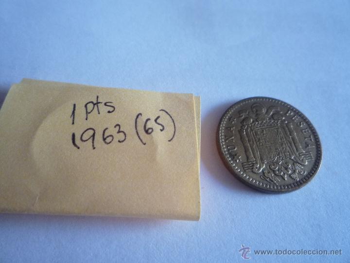 Monedas Franco: 1 PESETA 1963, *65. EBC. - Foto 1