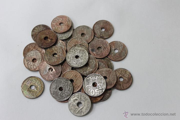 Monedas Franco: LOTE DE 50 MONEDAS DE 50 CENTIMOS  1949 - Foto 1