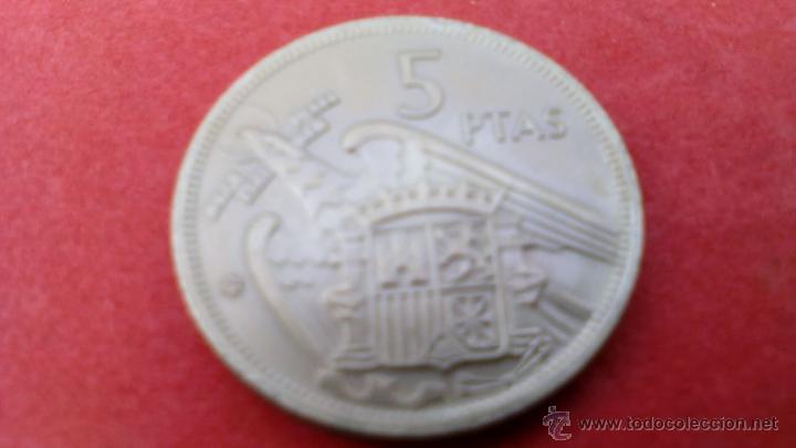 Monedas Franco: 5 PESETAS DE 1957*71, S.C - Foto 2