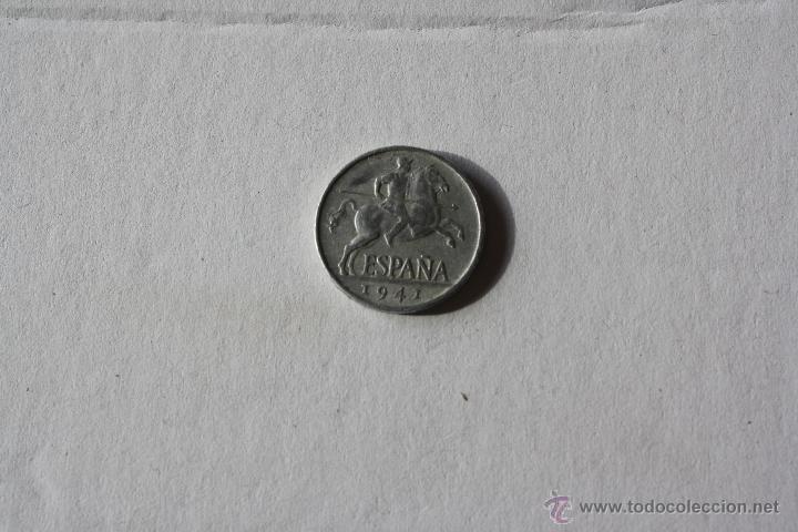 Monedas Franco: 5 centimos 1941, caballo - Bc - Foto 1