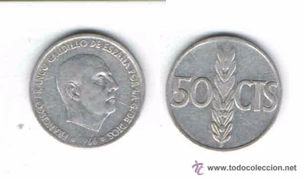 Monedas Franco: MONEDA DE ESPA&Ntilde;A, 1966, 50 CENTIMOS (LOTE 44) - Foto 1