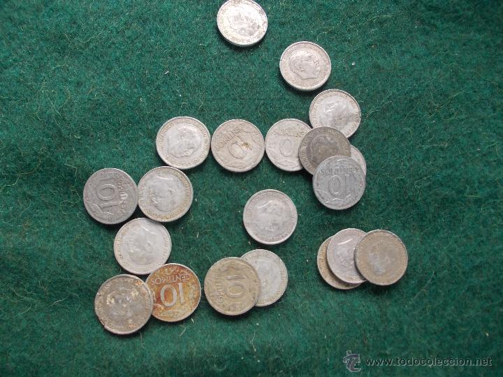Monedas Franco: Lote monedas 10 ctmos. - Foto 1