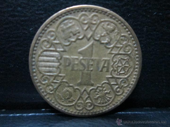 Monedas Franco: 1 peseta 1944 bc - Foto 1