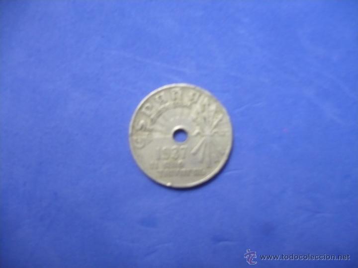 Monedas Franco: MONEDA - 25 C&Eacute;NTIMOS - ESPA&Ntilde;A 1937 - Foto 1