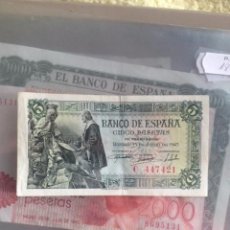 Monedas Franco: BILLETE CINCO PESETAS ESPAÑA 1945. Lote 54141773