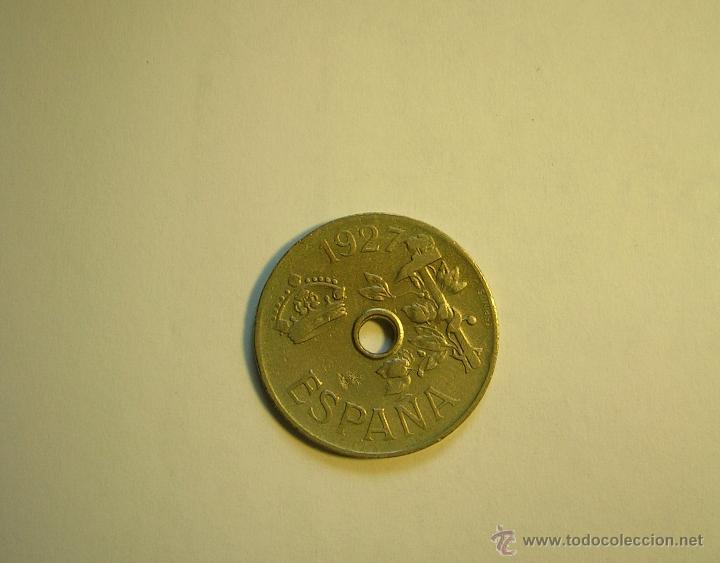 Monedas Franco: MONEDA DE 25 CENTIMOS DE 1927, EN NIQUEL. - Foto 1
