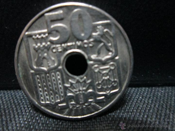 Monedas Franco: 50 centimos 1963 estrella 65 - Foto 2