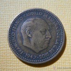 Monedas Franco: MONEDA - ESPAÑA - ESTADO ESPAÑOL - 1 PESETA - 1947 * 48 - EBC - . Lote 55001374